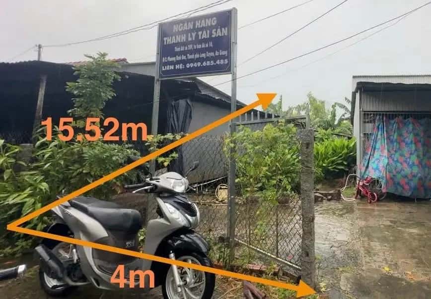 Bán đất Ngọn Tầm Vu Thành phố Long Xuyên, An Giang – giá 354 triệu