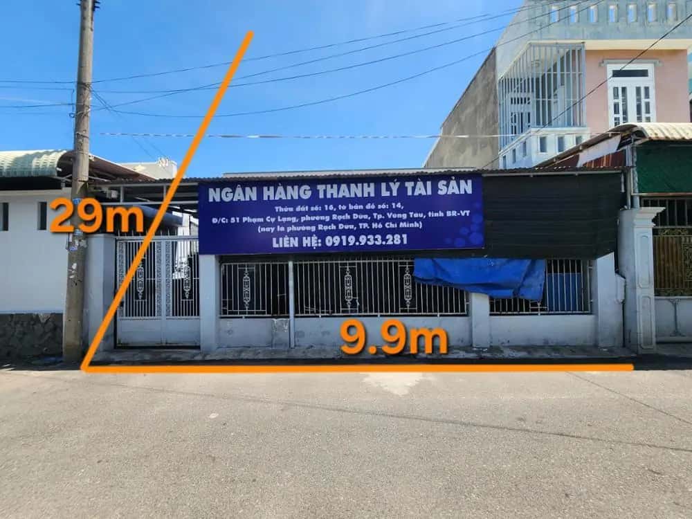 Bán nhà hẻm Phạm Cư Lạng Vũng Tàu, BRVT – giá 7.7 tỷ