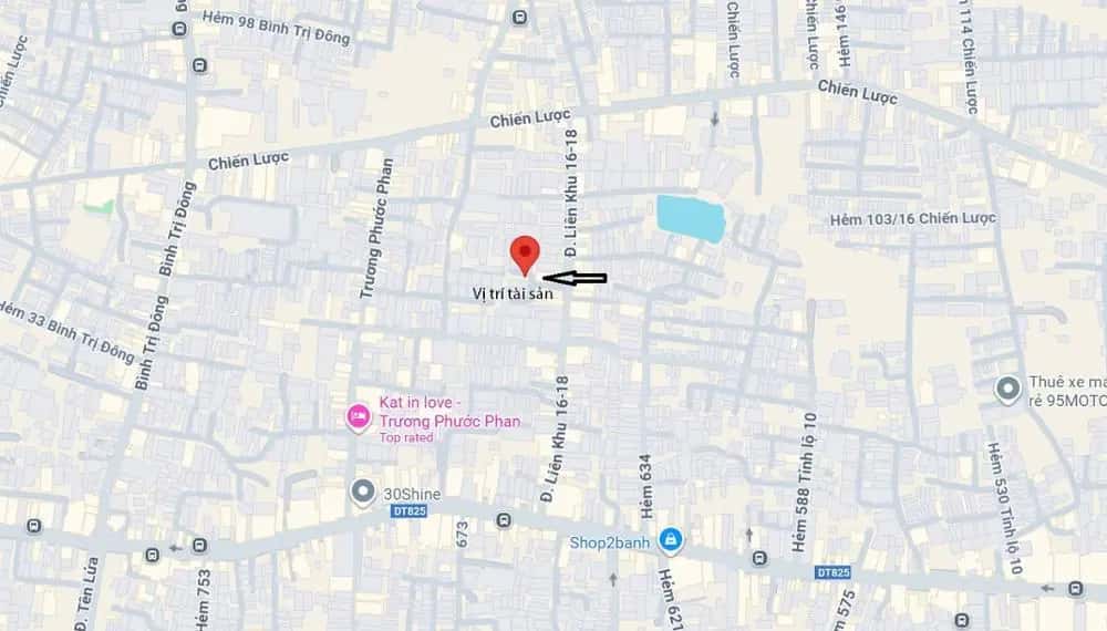 Bán nhà hẻm Đường Liên Khu 16-18 Quận Bình Tân, TP.HCM – giá 7.3 tỷ