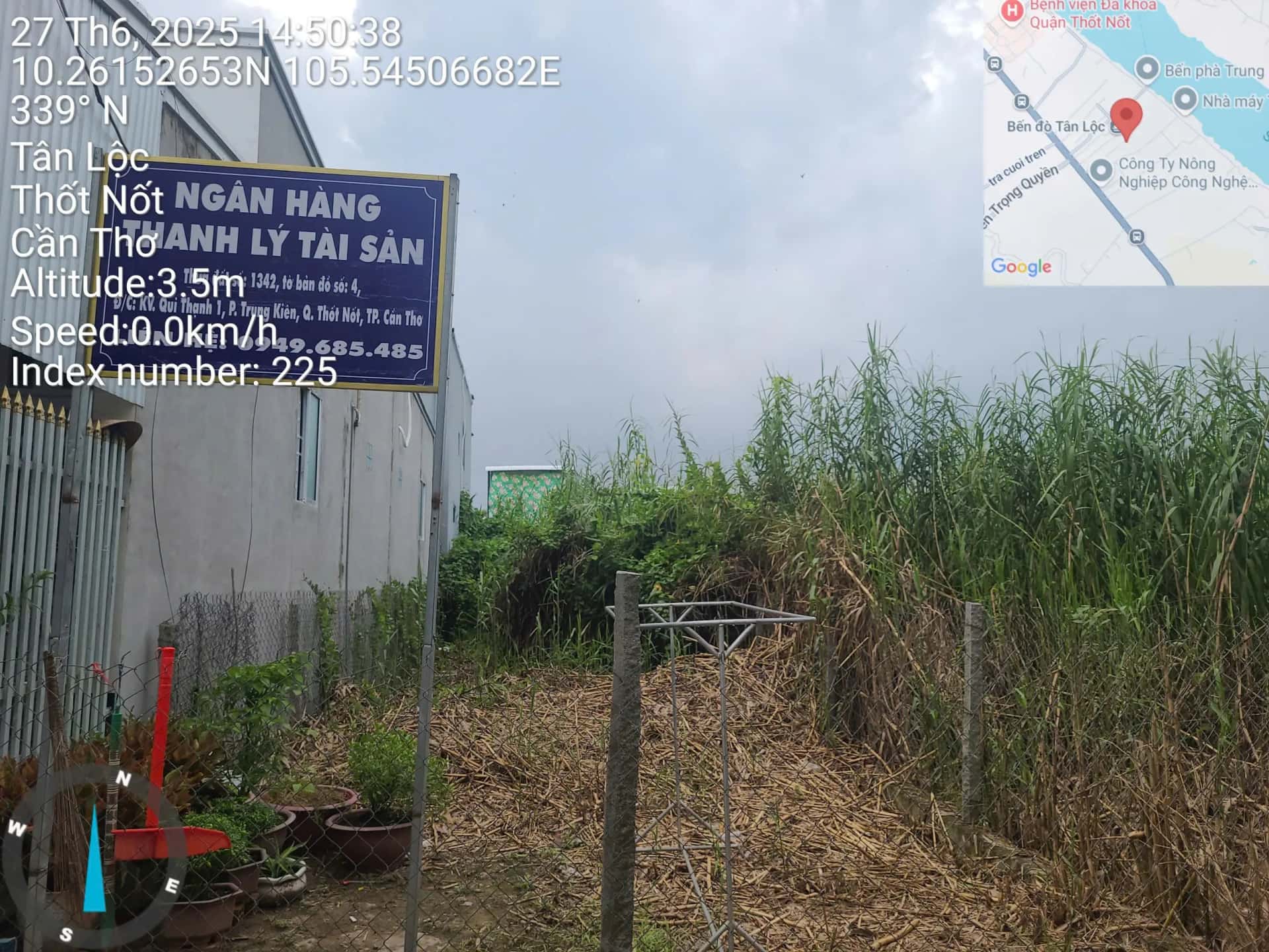 Bán đất Quận Thốt Nốt, TP. Cần Thơ – giá 1 tỷ
