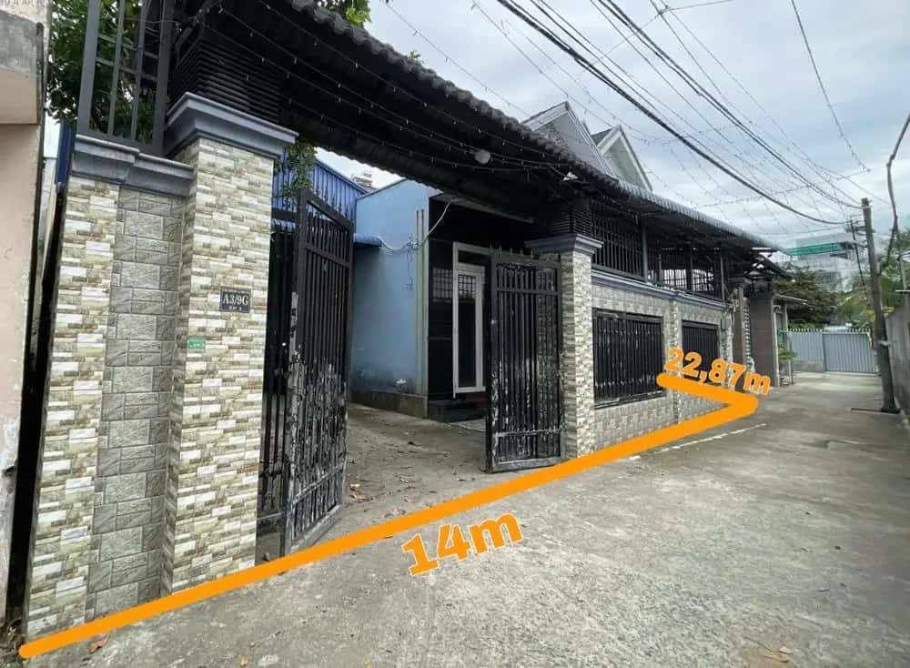 Bán nhà hẻm Hẻm A4 Huyện Bình Chánh, TP.HCM – giá 3.6 tỷ