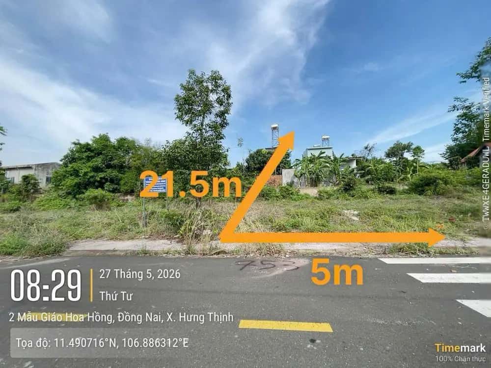 Bán đất Đường tỉnh 741 Thành phố Đồng Xoài, Bình Phước – giá 543 triệu