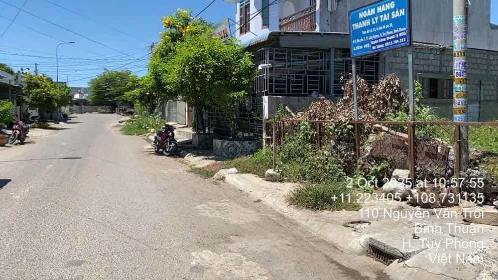 Bán đất Nguyễn Văn Trỗi Huyện Tuy Phong, Bình Thuận – giá 2.8 tỷ