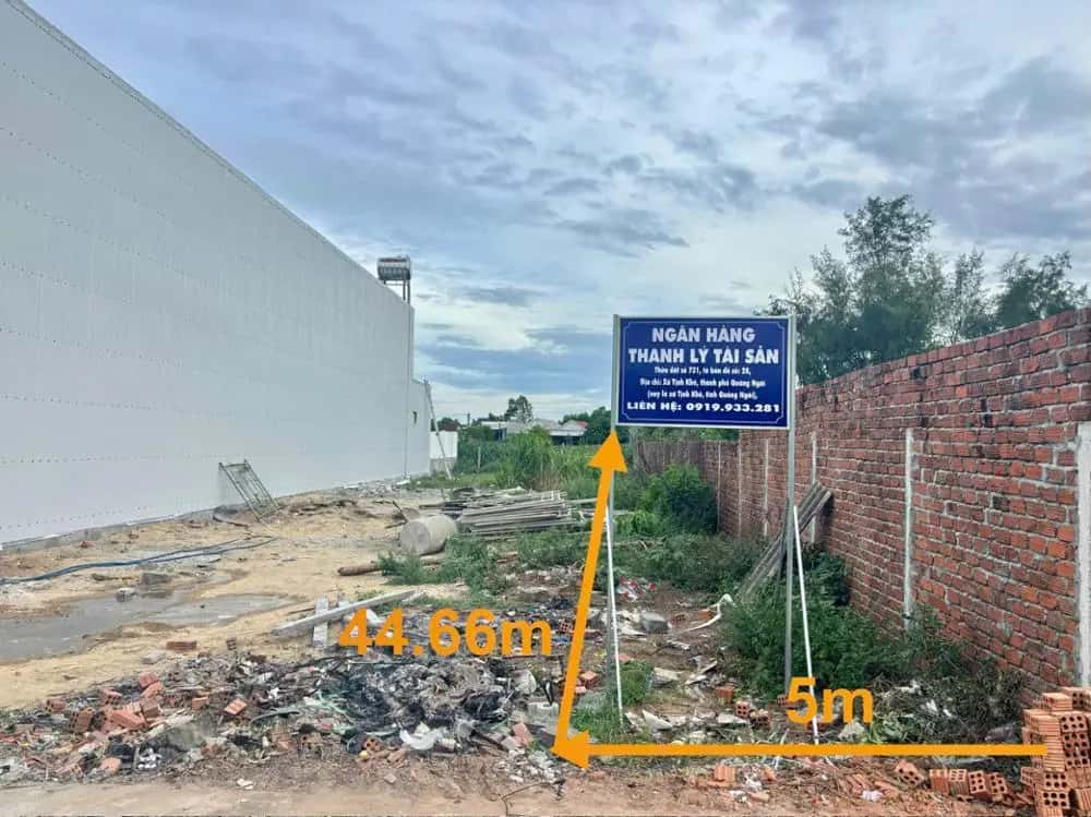 Bán đất Thành phố Quảng Ngãi, Quảng Ngãi – giá 1.1 tỷ