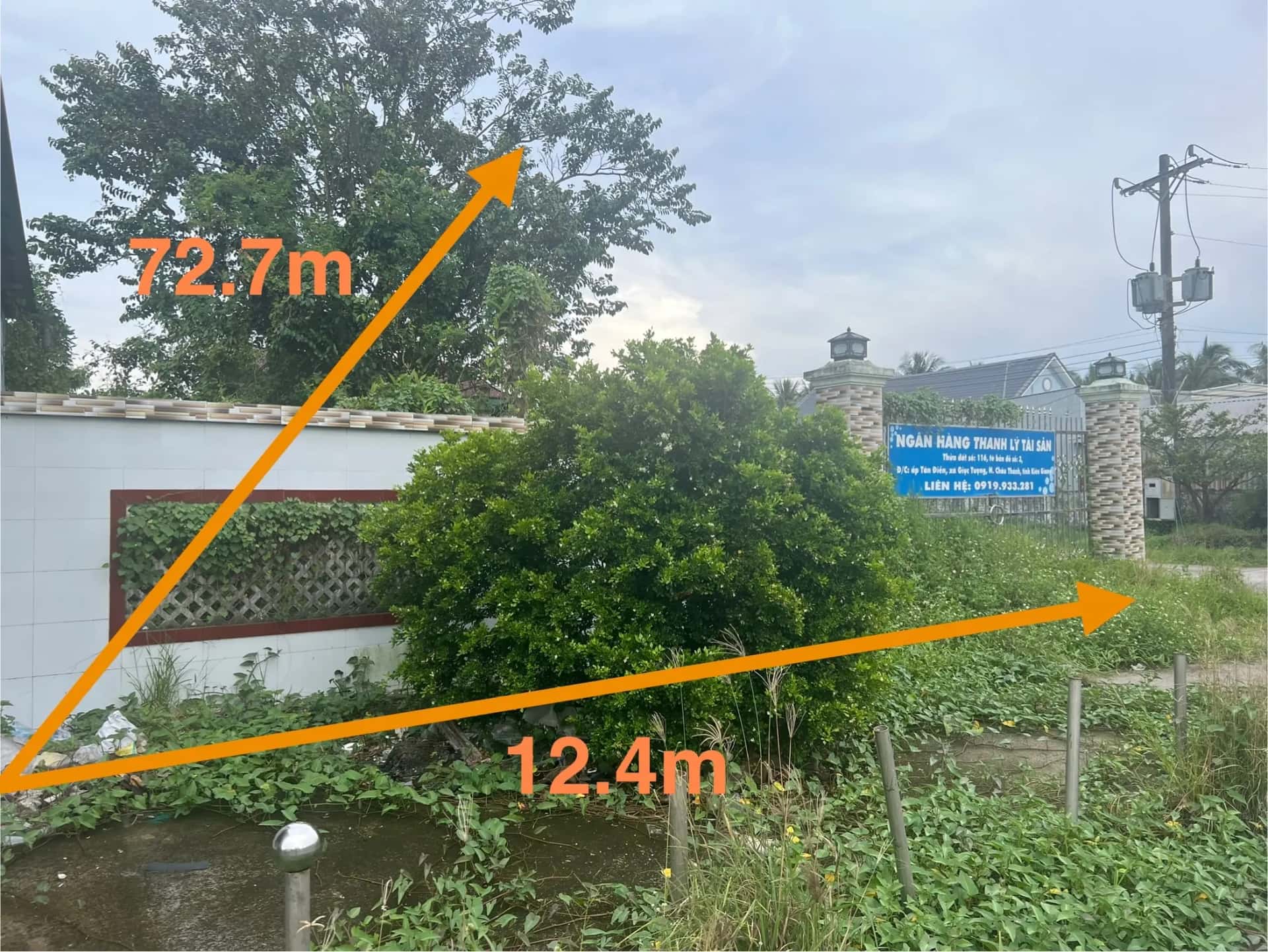 Bán đất Huyện Châu Thành, Kiên Giang – giá 2.5 tỷ