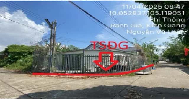 Bán đất Nguyễn Sơn Thành phố Rạch Giá, Kiên Giang – giá 1.2 tỷ
