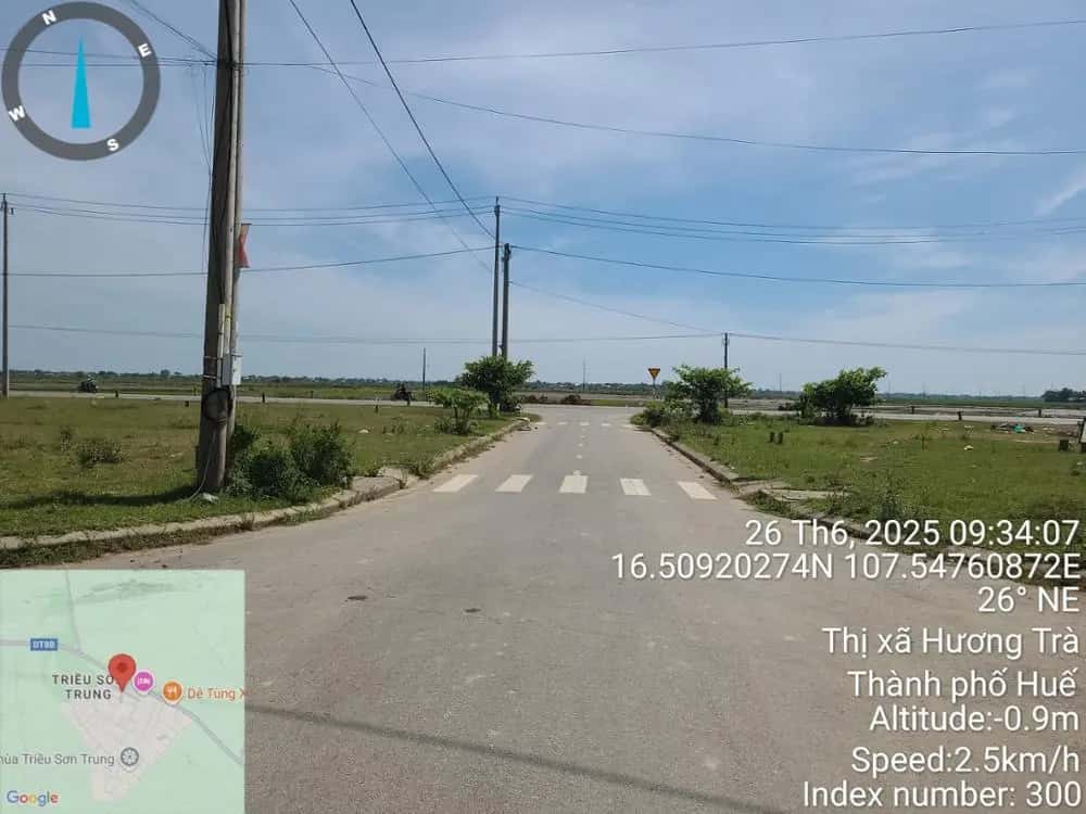 Bán đất Tản Đà Thị xã Hương Trà, Thừa Thiên Huế – giá 2.5 tỷ