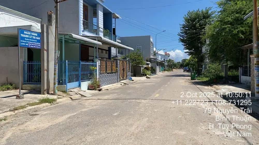 Bán đất Nguyễn Trãi Huyện Tuy Phong, Bình Thuận – giá 2 tỷ