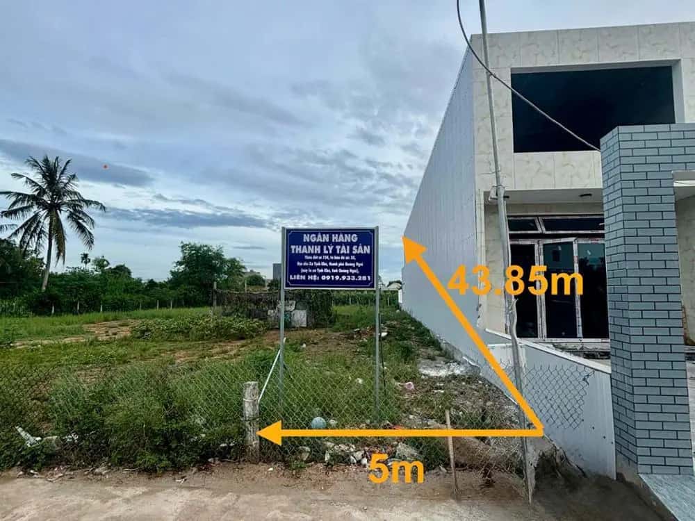 Bán đất Thành phố Quảng Ngãi, Quảng Ngãi – giá 1.1 tỷ