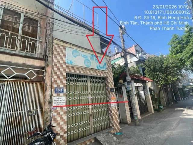 Bán nhà hẻm Đường Số 16 Quận Bình Tân, TP.HCM – giá 9.4 tỷ