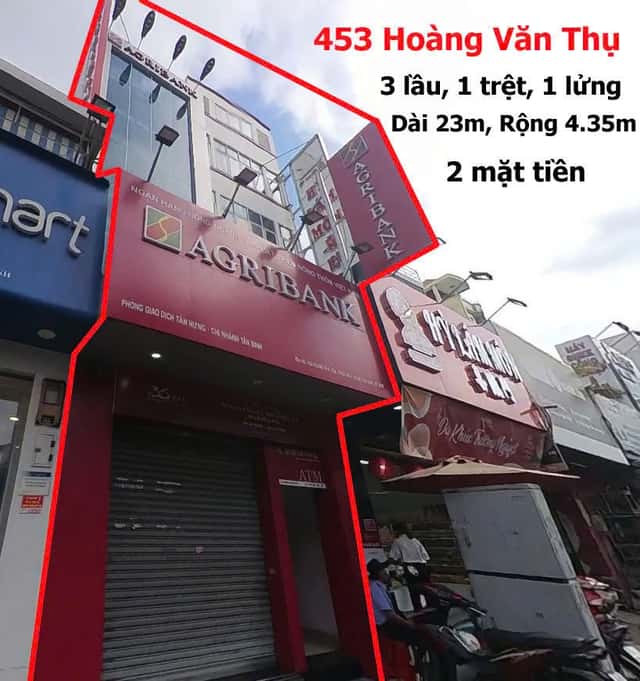 Bán nhà mặt tiền Hoàng Văn Thụ Quận Tân Bình, TP.HCM – giá 30 tỷ
