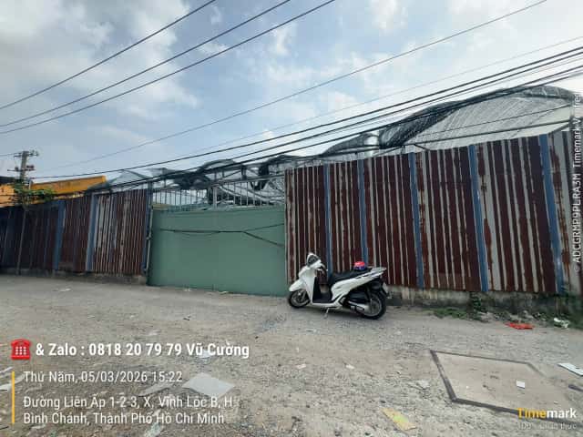 Bán đất Thửa số 518 tờ số 104, đường Liên Ấp 1-2-3  Huyện Bình Chánh, TP.HCM – giá 13 tỷ