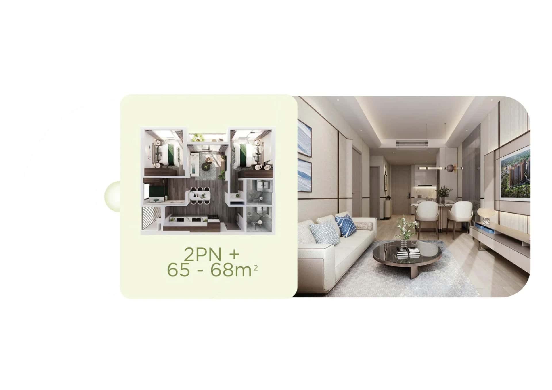 Bán căn hộ chung cư Đường Chà là, Đảo dừa dự án Vinhomes Ocean Park 2 Huyện Văn Giang, Hưng Yên – 2 phòng ngủ, giá 3.8 tỷ