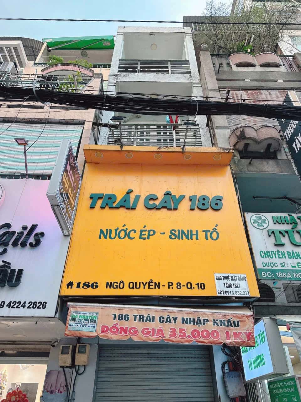 Bán nhà mặt tiền Ngô Quyền  Quận 10, TP.HCM – 4 phòng ngủ, giá 9.5 tỷ