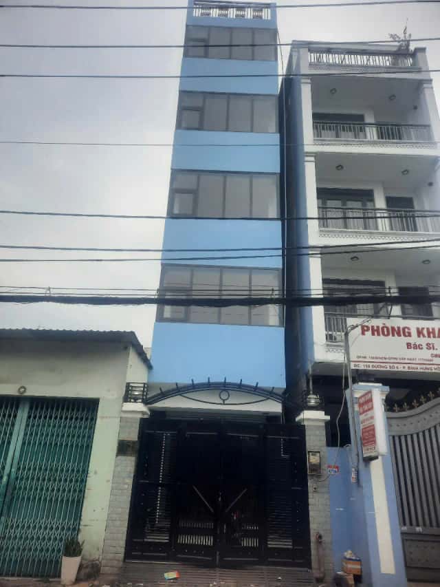 Bán nhà mặt tiền đường số 6 Quận Bình Tân, TP.HCM – 9 phòng ngủ, giá 8 tỷ
