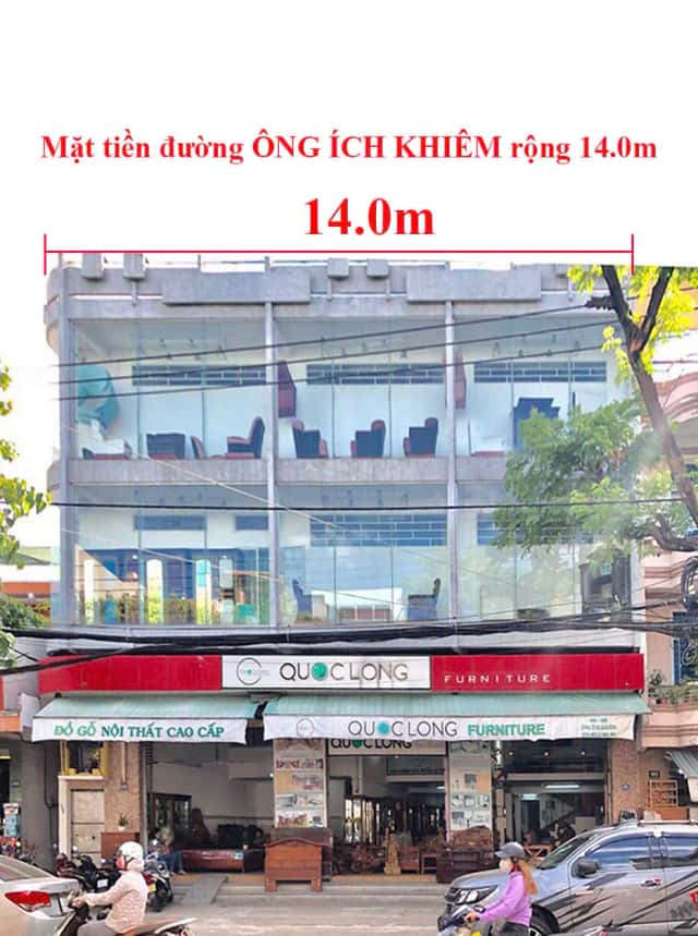 Bán nhà mặt tiền Đường Ông Ích Khiêm Quận Hải Châu, TP. Đà Nẵng – 10 phòng ngủ, giá 75 tỷ