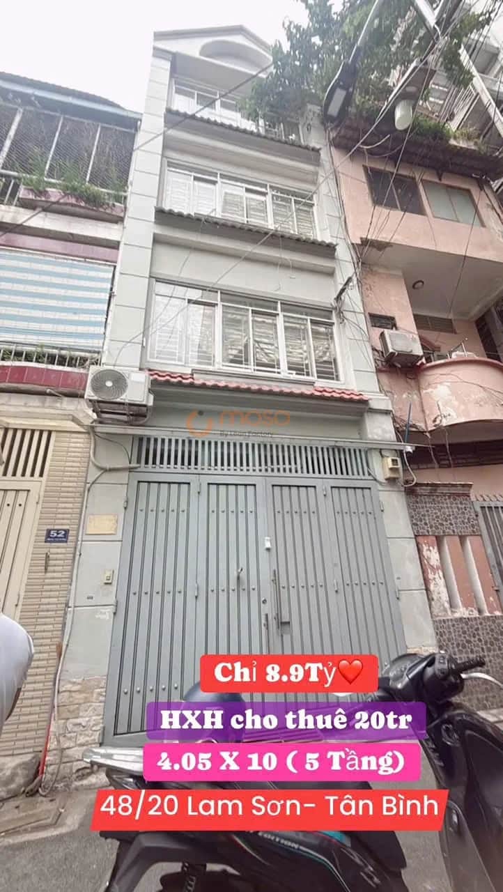 Bán nhà hẻm 48/20 Đường Lam Sơn Quận Tân Bình, TP.HCM – 4 phòng ngủ, giá 8.9 tỷ Bán nhà hẻm 48/20 Đường Lam Sơn Quận Tân Bình, TP.HCM – 4 phòng ngủ, giá 8.9 tỷ