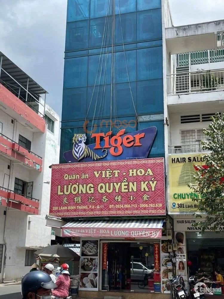 Bán nhà mặt tiền Đường Lãnh Binh Thăng Quận 11, TP.HCM – 4 phòng ngủ, giá 23 tỷ