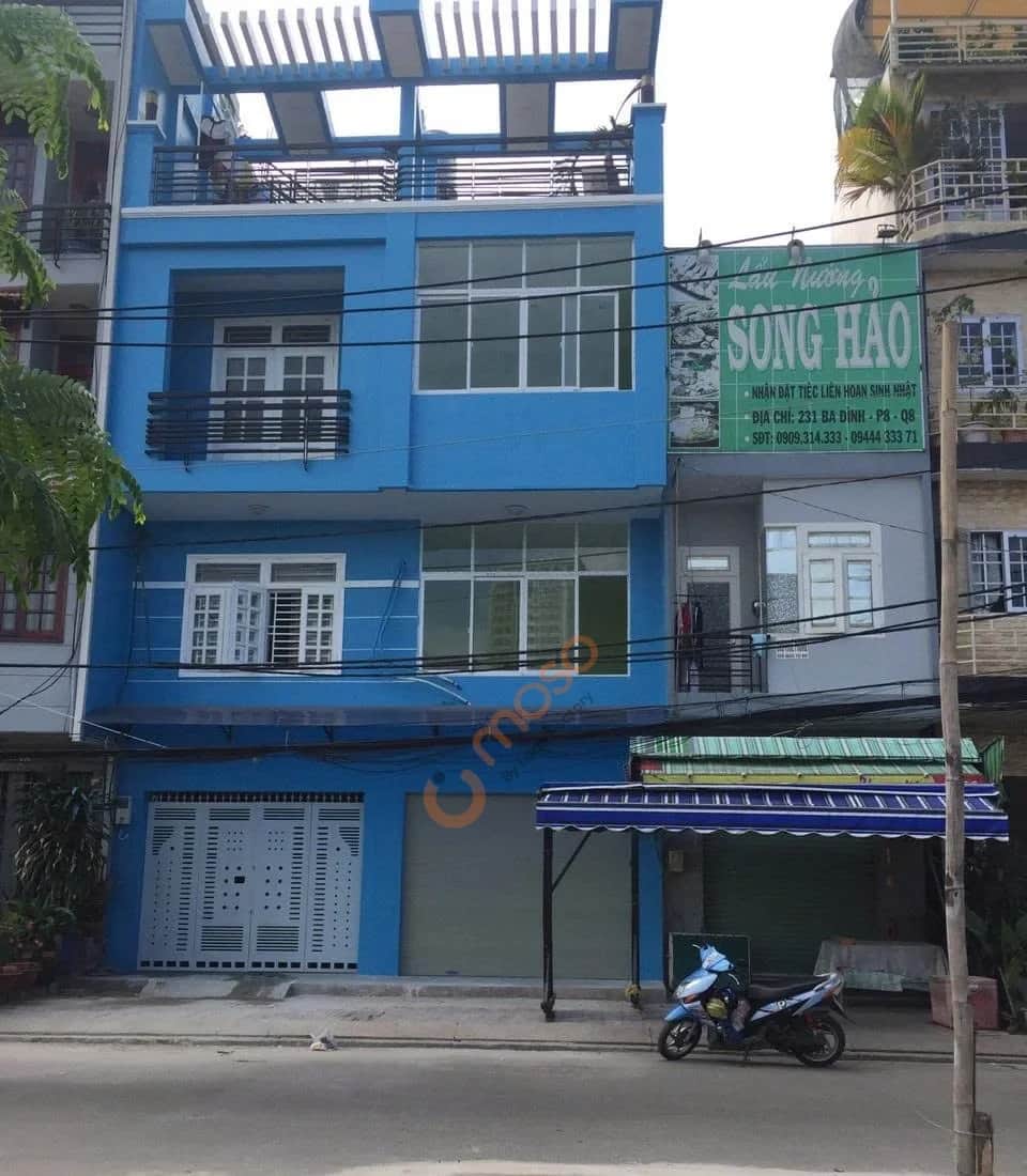 Bán nhà mặt tiền 231B Ba Đình Quận 8, TP.HCM – 7 phòng ngủ, giá 16.9 tỷ