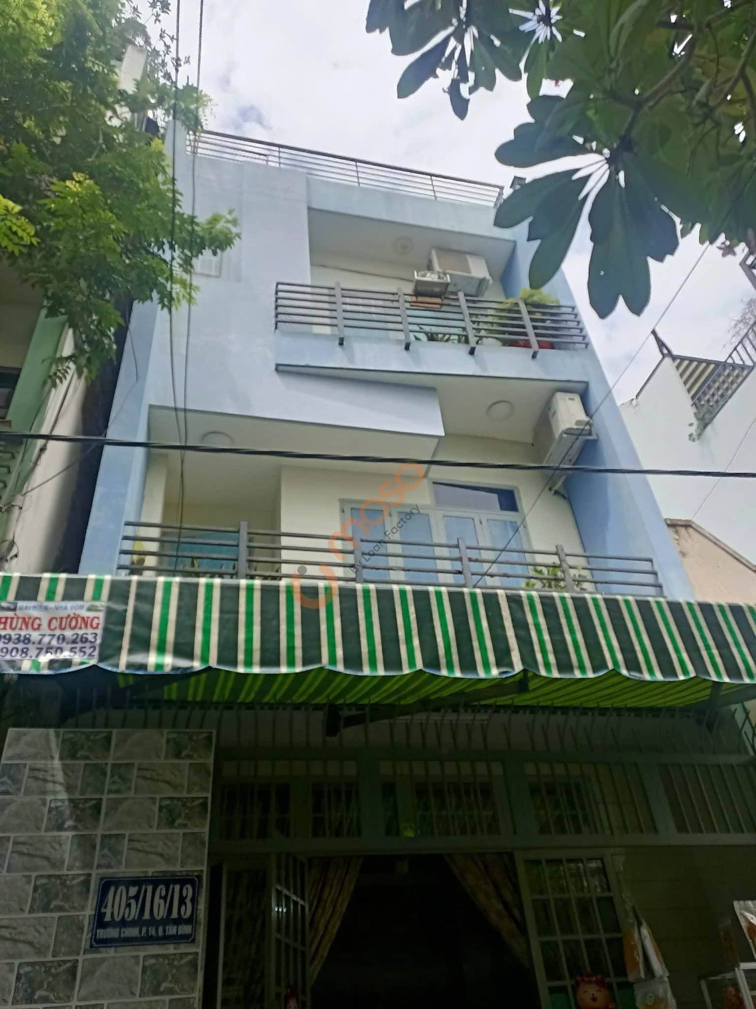Bán nhà hẻm 405/16/13 Trường Chinh Quận Tân Bình, TP.HCM – 3 phòng ngủ, giá 9.8 tỷ