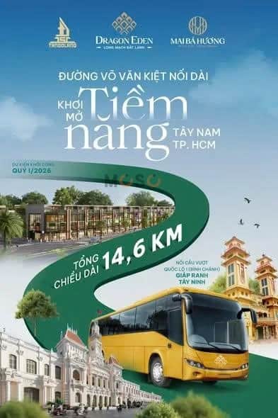 Bán đất Đường Võ Trần Chí Huyện Bình Chánh, TP.HCM – giá 3.4 tỷ