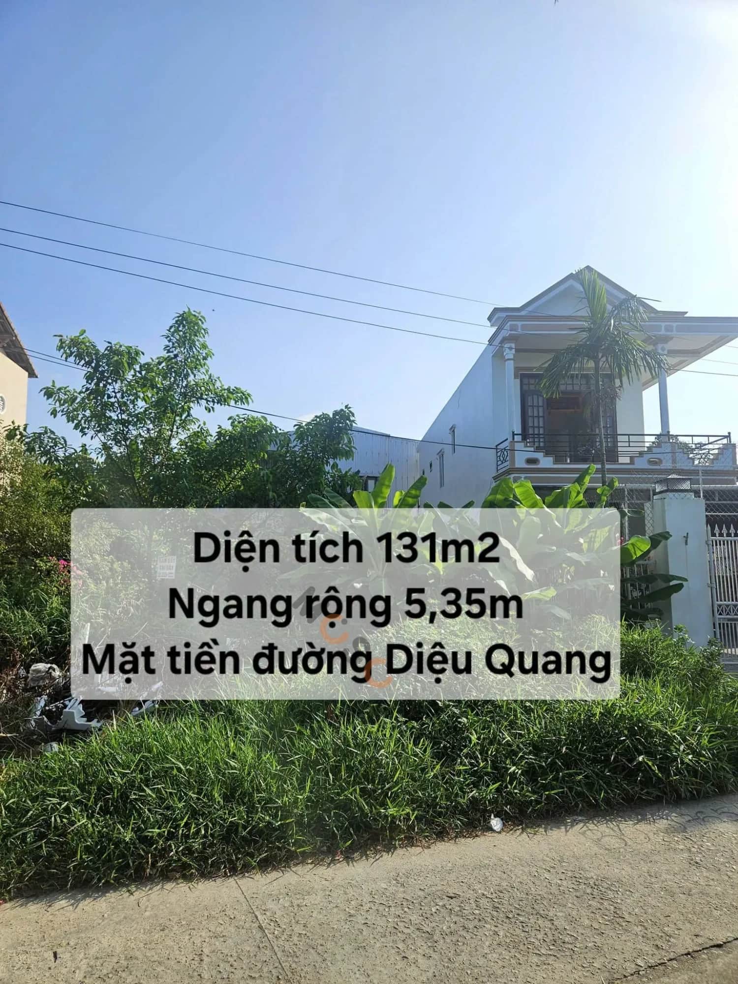 Bán đất Diệu Quang Quận Thuận Hóa, TP. Huế – giá 3.1 tỷ