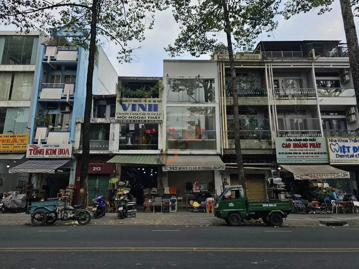 Cho thuê nhà mặt tiền Ngô Gia Tự Quận 10, TP.HCM – giá 55 triệu