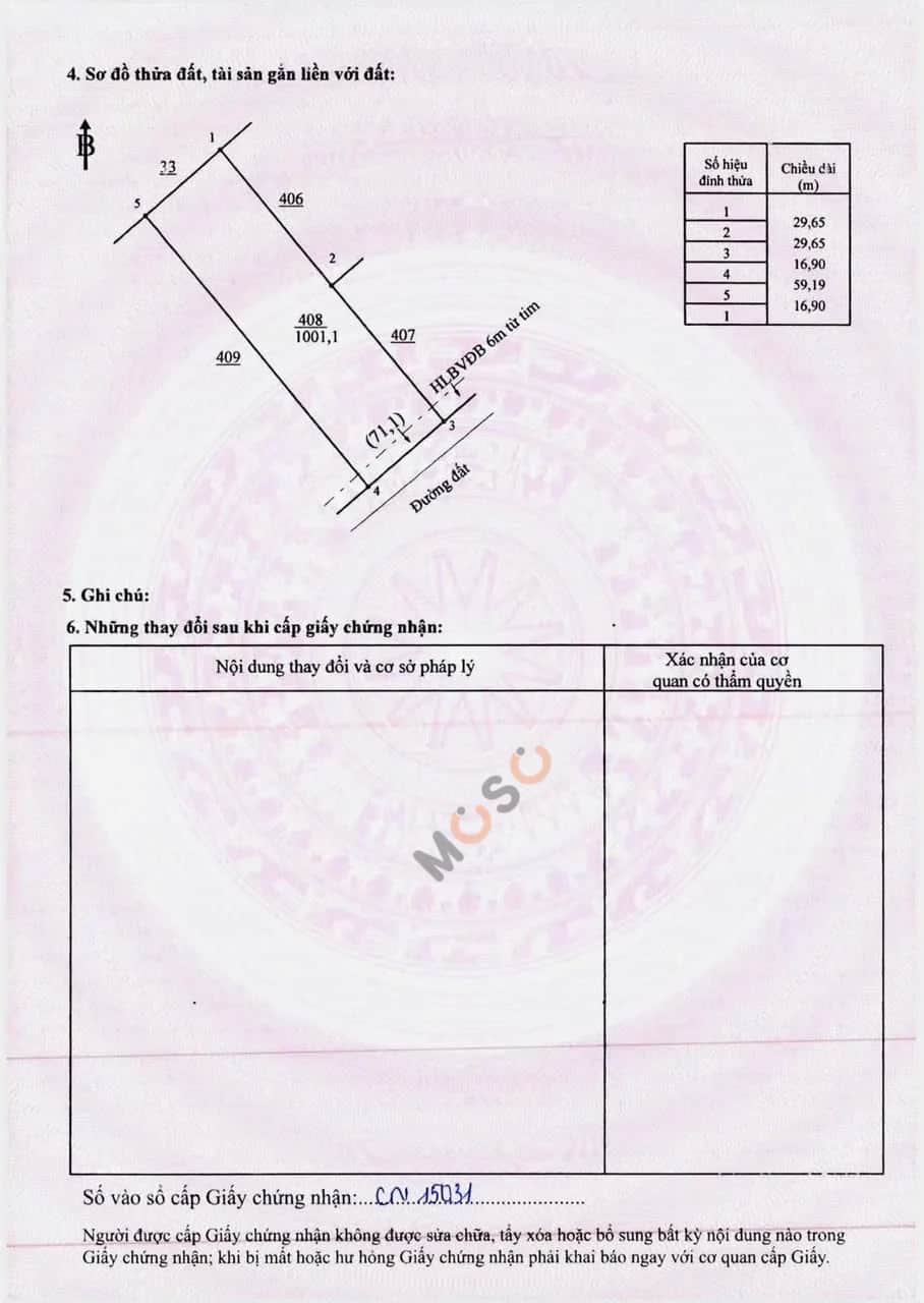 Bán đất Thái Dũng  Huyện Đồng Phú, Bình Phước – giá 470 triệu