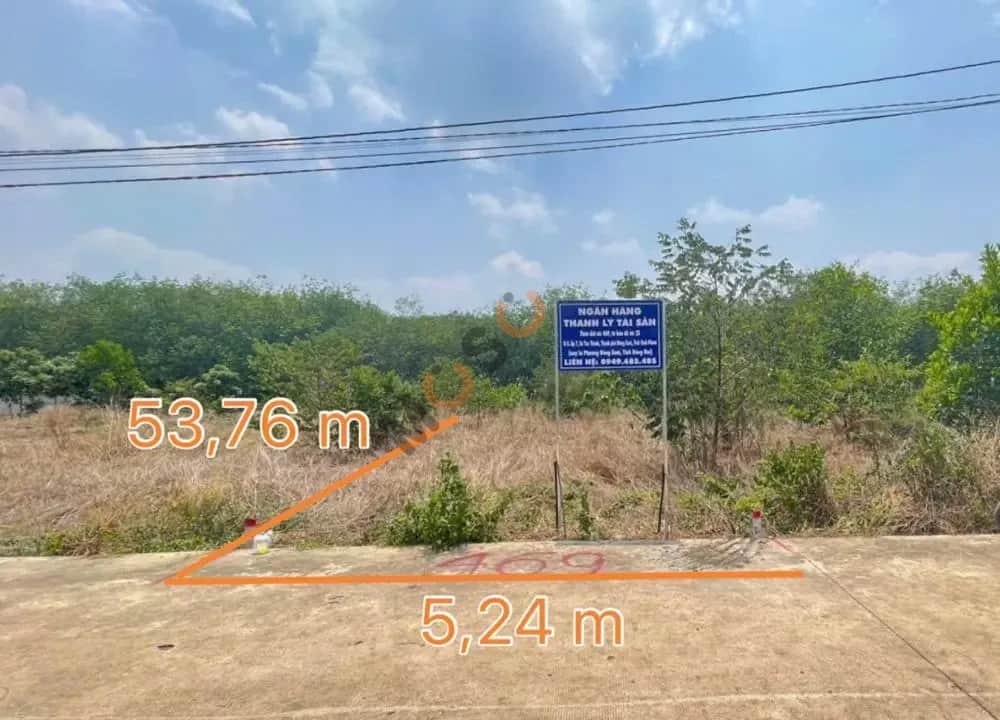 Bán đất Quốc lộ 14 Thành phố Đồng Xoài, Bình Phước – giá 593 triệu