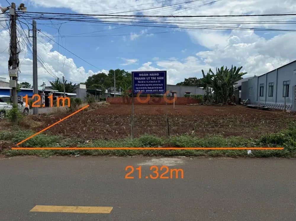 Bán đất Đường Phan Đăng Lưu Đất Đỏ, BRVT – giá 2.4 tỷ