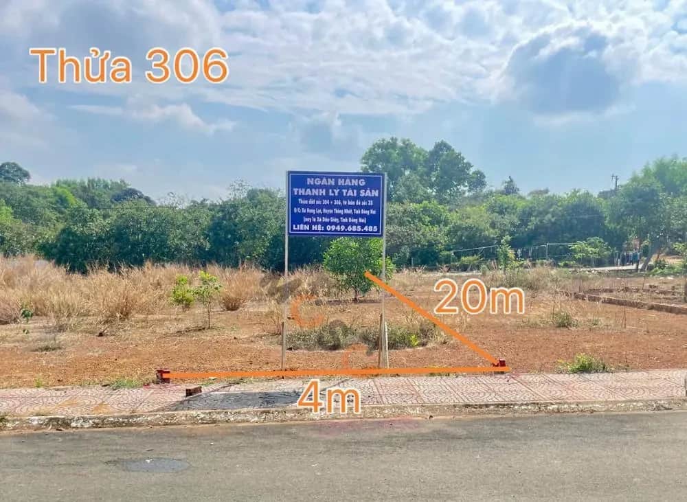 Bán đất Thống Nhất, Đồng Nai – giá 661 triệu