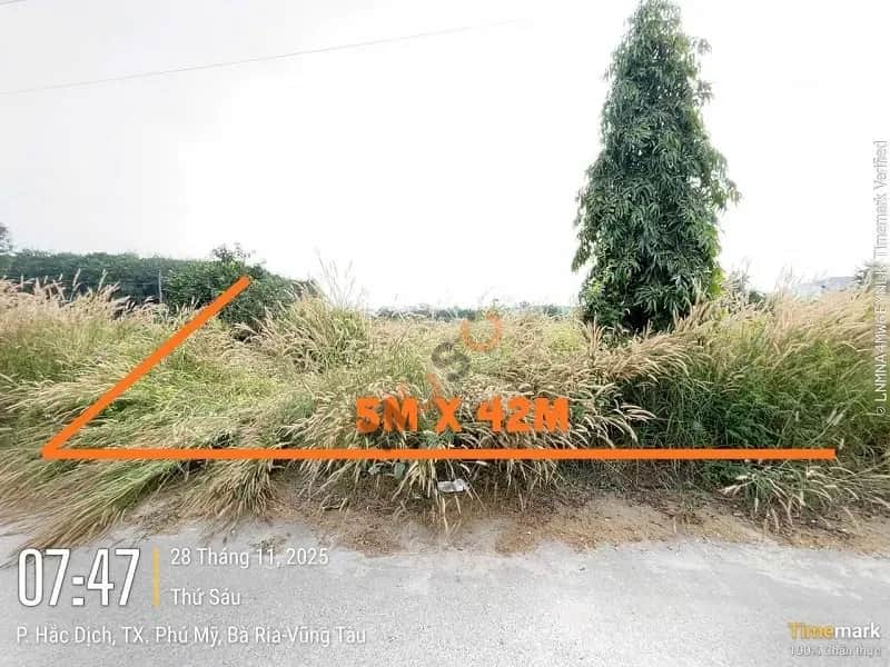 Bán đất KP Suối Nhum Phú Mỹ, BRVT – giá 927.5 triệu