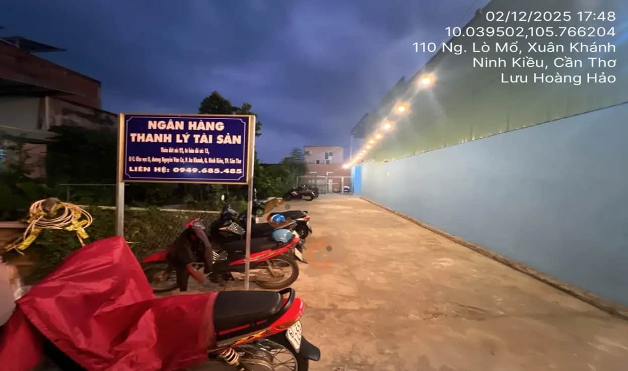 Bán đất Hẻm Lò Mổ Quận Ninh Kiều, TP. Cần Thơ – giá 7.9 tỷ