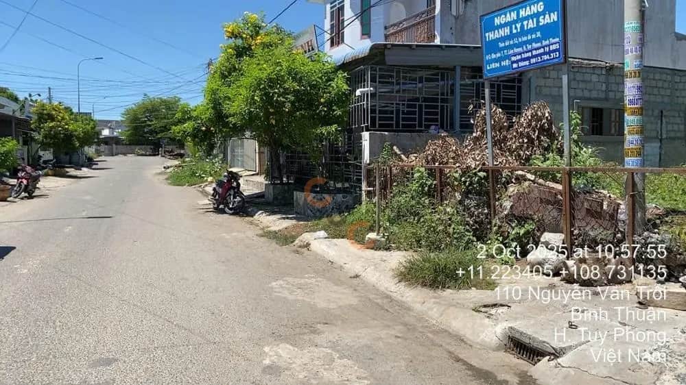 Bán đất Nguyễn Văn Trỗi Huyện Tuy Phong, Bình Thuận – giá 2.8 tỷ