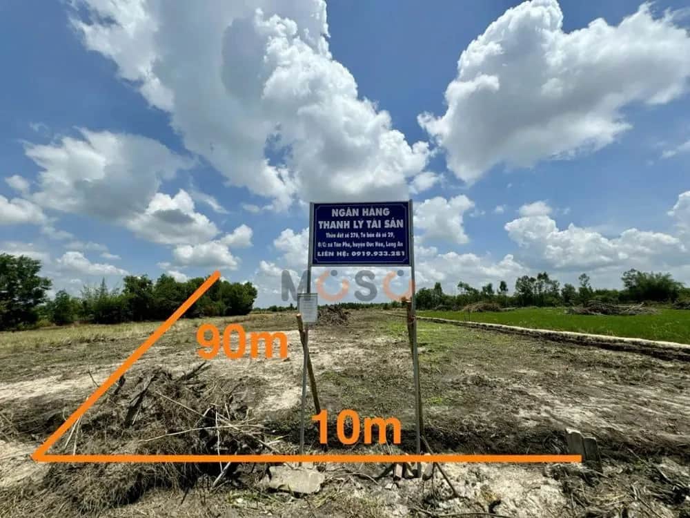Bán đất Đức Hòa, Long An – giá 1.2 tỷ