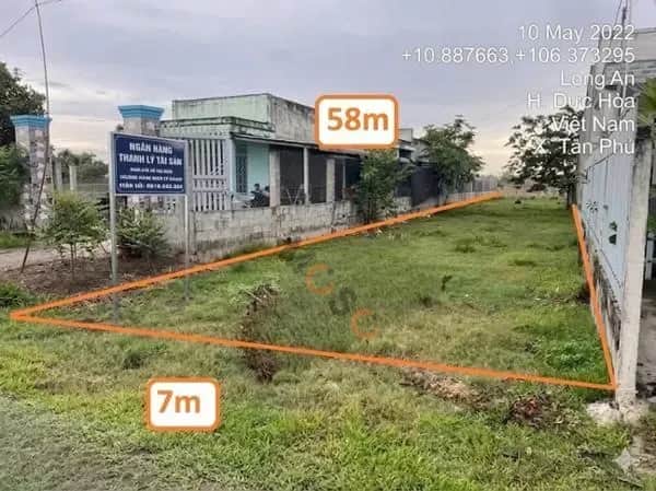 Bán đất Đức Hòa, Long An – giá 1.6 tỷ