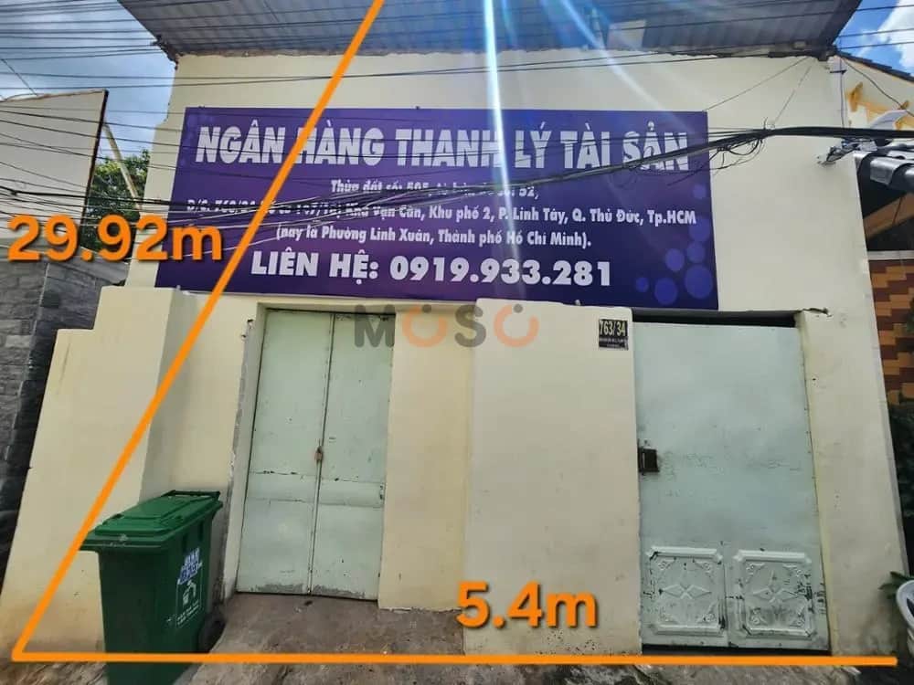 Bán nhà hẻm Đường Kha Vạn Cân Thành phố Thủ Đức, TP.HCM – giá 7.2 tỷ
