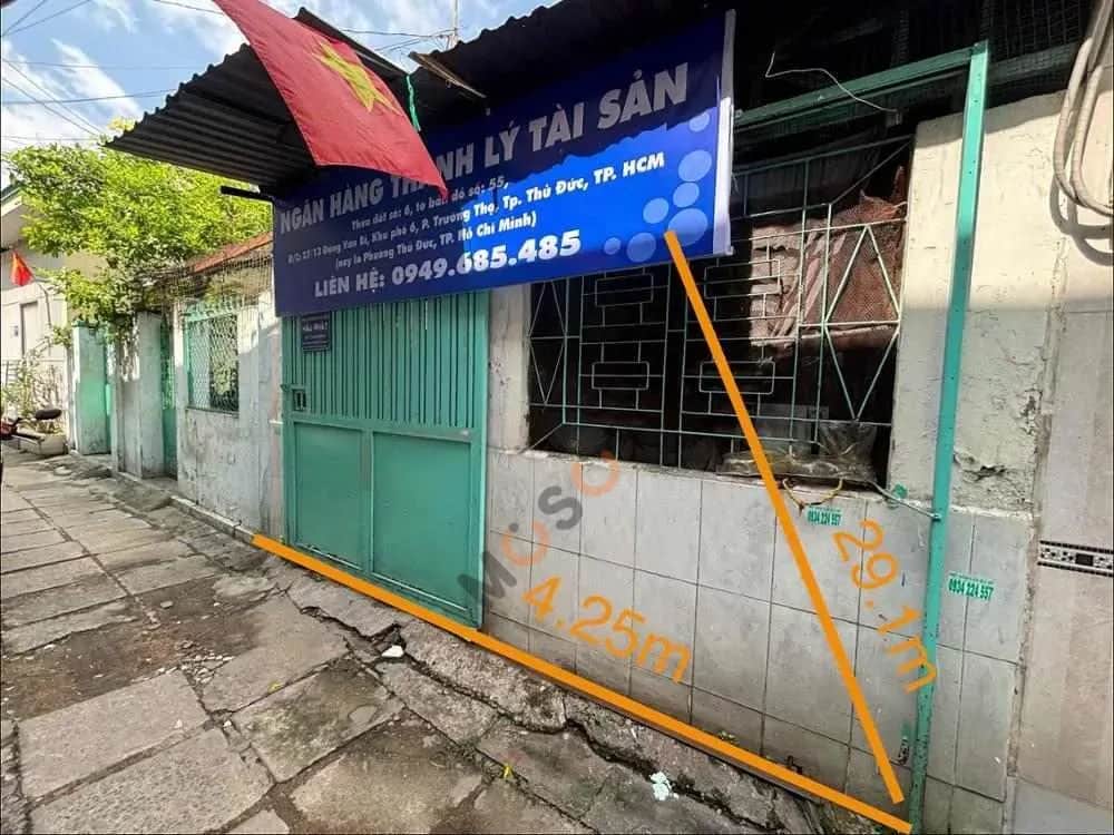 Bán nhà hẻm Đường Nguyễn Văn Bá Thành phố Thủ Đức, TP.HCM – giá 5.9 tỷ