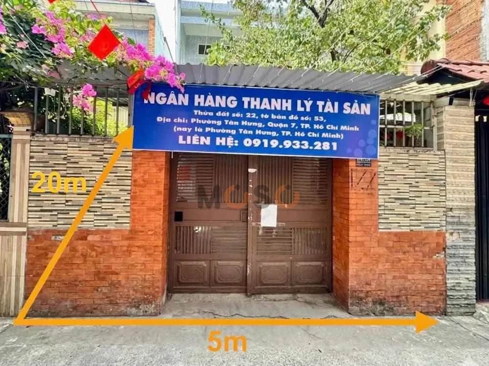 Bán nhà hẻm Đường Trần Xuân Soạn Quận 7, TP. Hồ Chí Minh – giá 6.7 tỷ