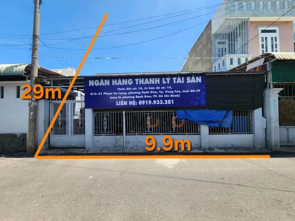 Bán nhà hẻm Phạm Cư Lạng Vũng Tàu, BRVT – giá 7.7 tỷ