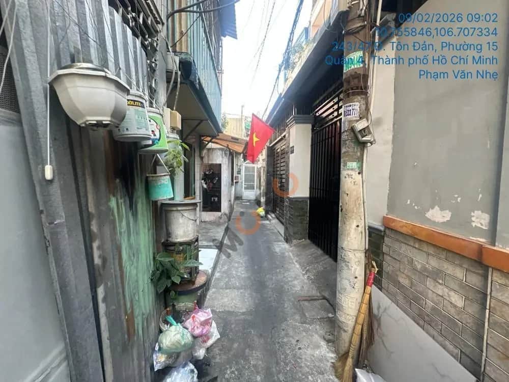 Bán nhà hẻm Đường Tôn Đản Quận 4, TP. Hồ Chí Minh – giá 8.7 tỷ