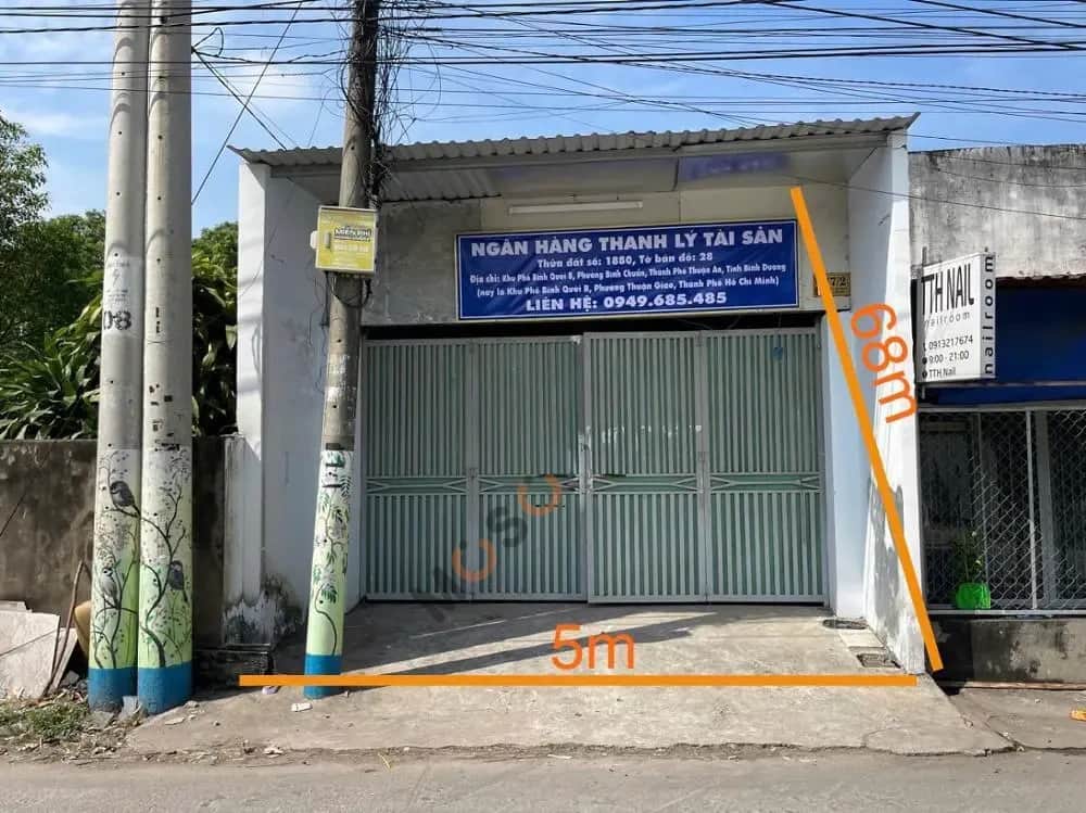 Bán nhà hẻm Bình Chuẩn 45 Thuận An, Bình Dương – giá 4 tỷ