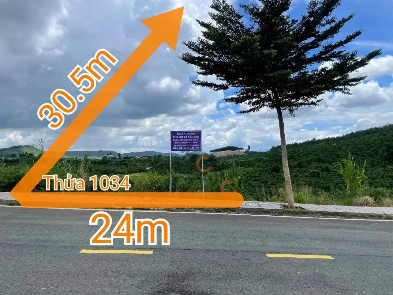 Bán đất Đường tỉnh 725 Huyện Lâm Hà, Lâm Đồng – giá 1.2 tỷ