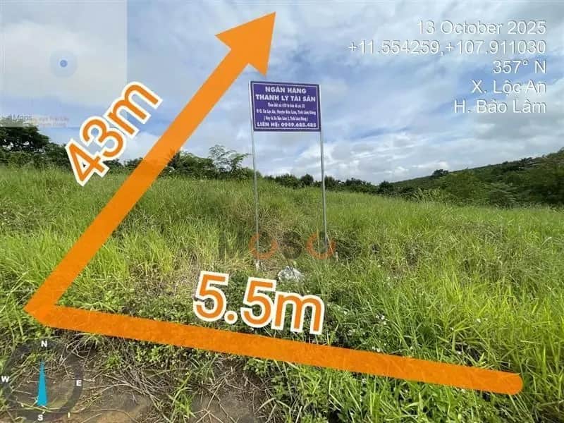 Bán đất Huyện Bảo Lâm, Lâm Đồng – giá 493.7 triệu