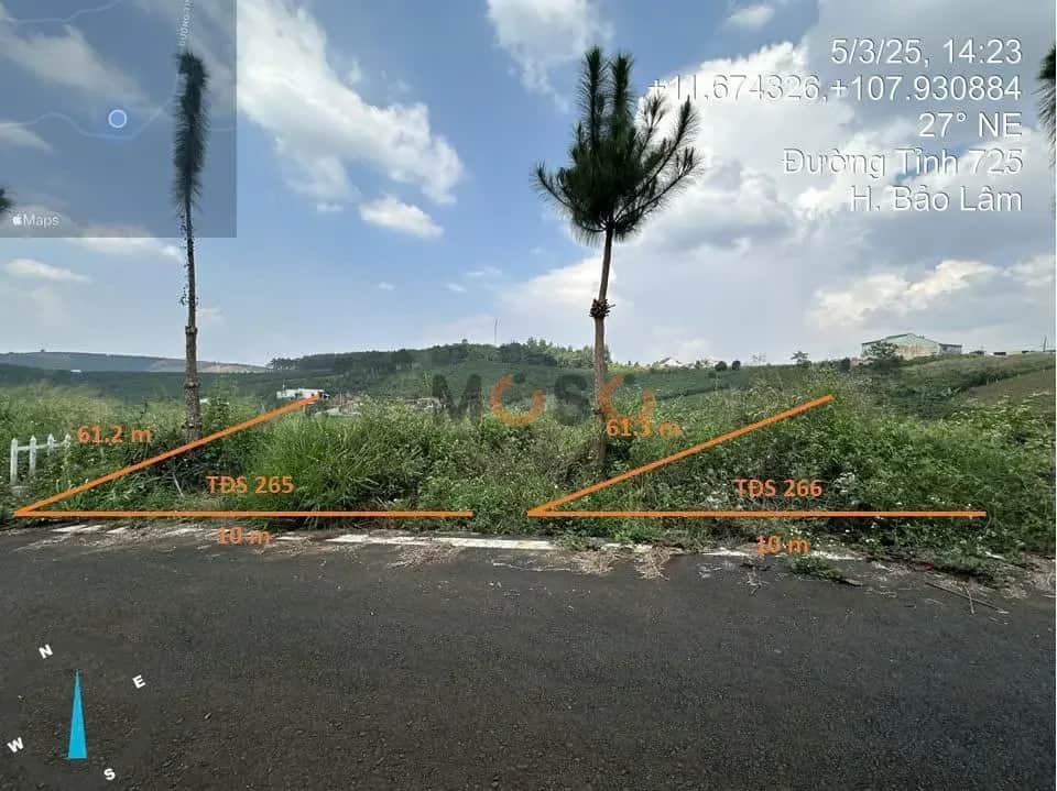 Bán đất Huyện Bảo Lâm, Lâm Đồng – giá 581 triệu