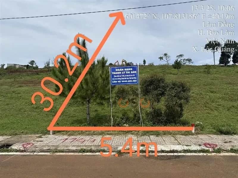 Bán đất Đường Số 3 Huyện Bảo Lâm, Lâm Đồng – giá 553 triệu