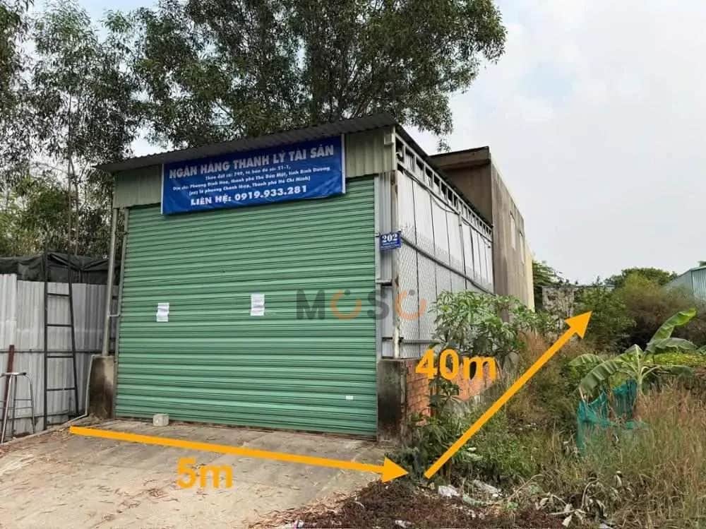 Bán nhà hẻm Thủ Dầu Một, Bình Dương – giá 2.5 tỷ