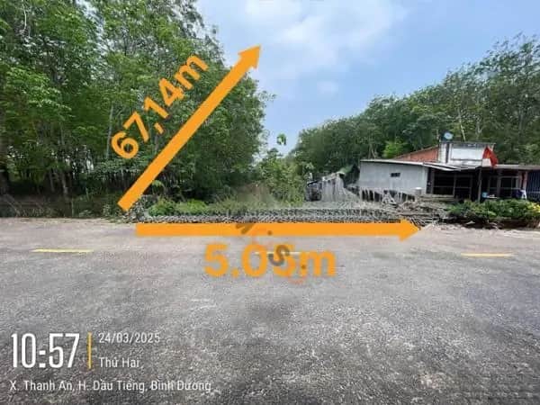 Bán đất Huyện Dầu Tiếng, Bình Dương – giá 559 triệu