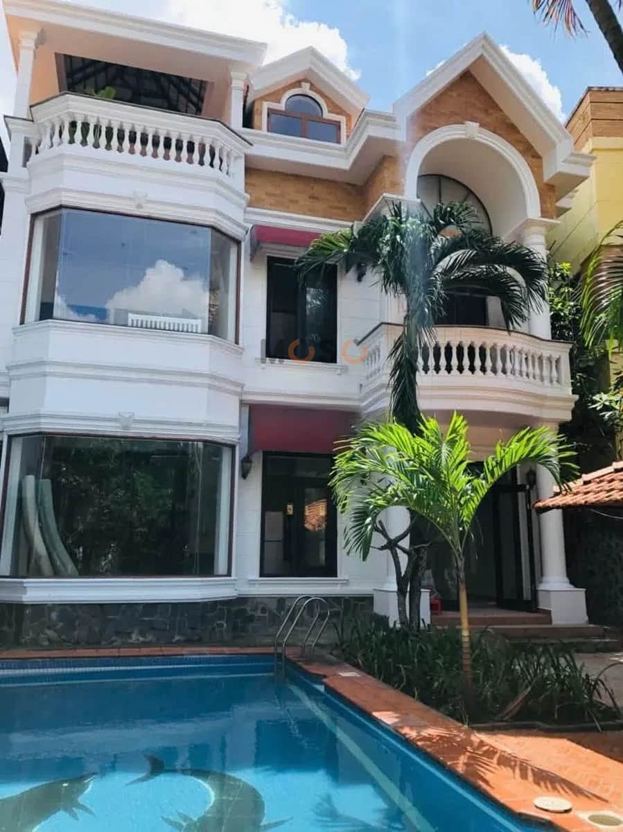 Cho thuê nhà hẻm Nguyễn Văn Hưởng Quận 2, TP.HCM – 5 phòng ngủ, giá 105 triệu