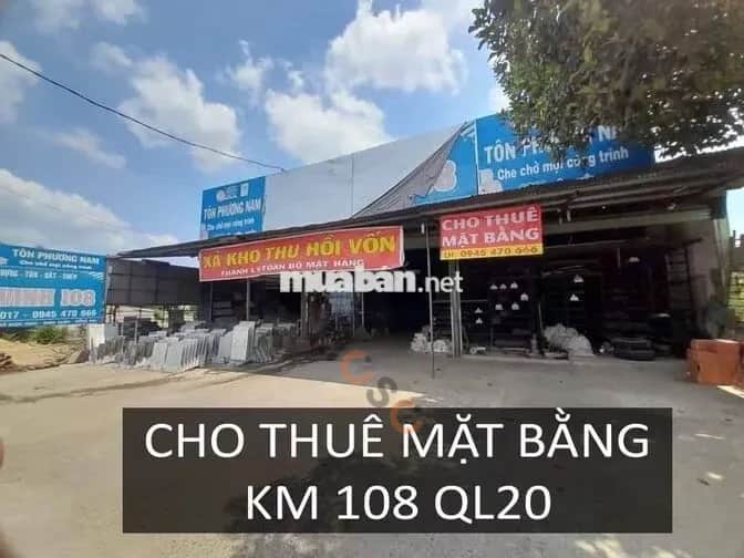 Cho thuê nhà mặt tiền Xã Phú Ngọc Định Quán, Đồng Nai – giá 11 triệu